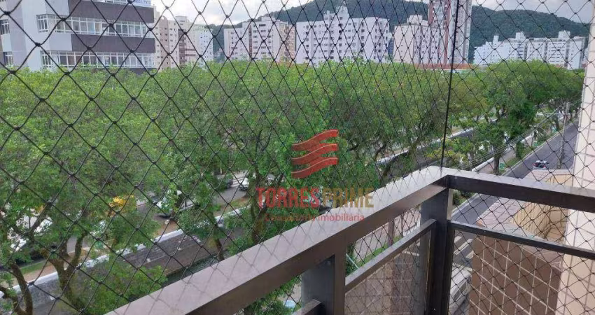 Apartamento com 3 dormitórios à venda, 140 m² por R$ 810.000,00 - Campo Grande - Santos/SP