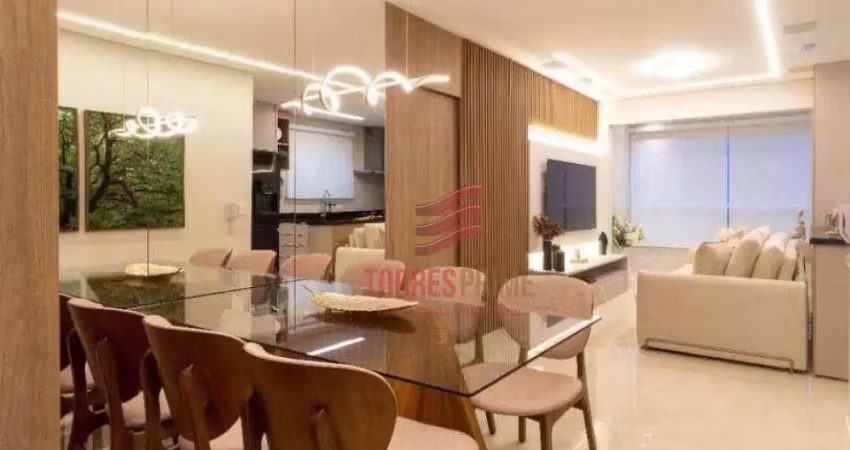 Cobertura com 3 dormitórios à venda, 166 m² por R$ 4.390.000,00 - Embaré - Santos/SP
