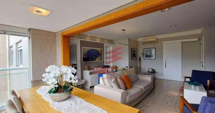 Apartamento com 3 dormitórios à venda, Lazer Completo, 100 m² por R$ 1.400.000 - José Menino - Santos/SP