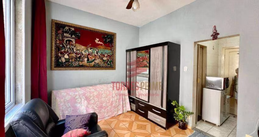Kitnet com 1 dormitório à venda, 25 m² por R$ 140.000,00 - Centro - São Vicente/SP
