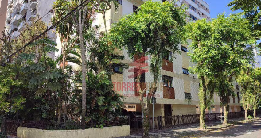 Apartamento com 3 dormitórios para alugar, 120 m² por R$ 3.735,97/mês - Ponta da Praia - Santos/SP