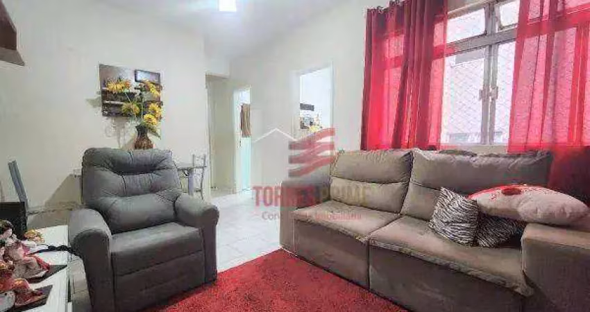 Apartamento com 1 dormitório à venda, 62 m² por R$ 270.000,00 - José Menino - Santos/SP