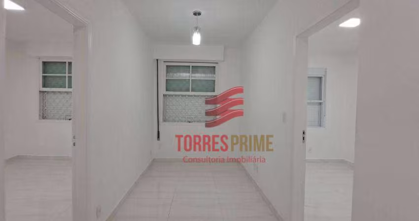 Apartamento com 2 dormitórios, 56 m² - venda por R$ 406.000,00 ou aluguel por R$ 3.715,00/mês - Embaré - Santos/SP
