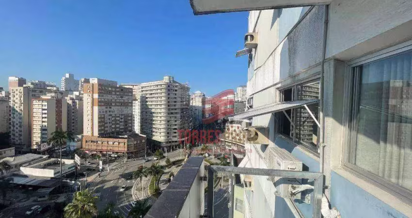 Apartamento com 2 dormitórios à venda, 131 m² por r$ 720.000,00 - gonzaga - santos/sp