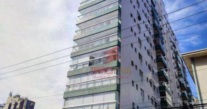 Apartamento com 2 dormitórios para alugar, 82 m² por R$ 4.700,02/mês - Boqueirão - Santos/SP