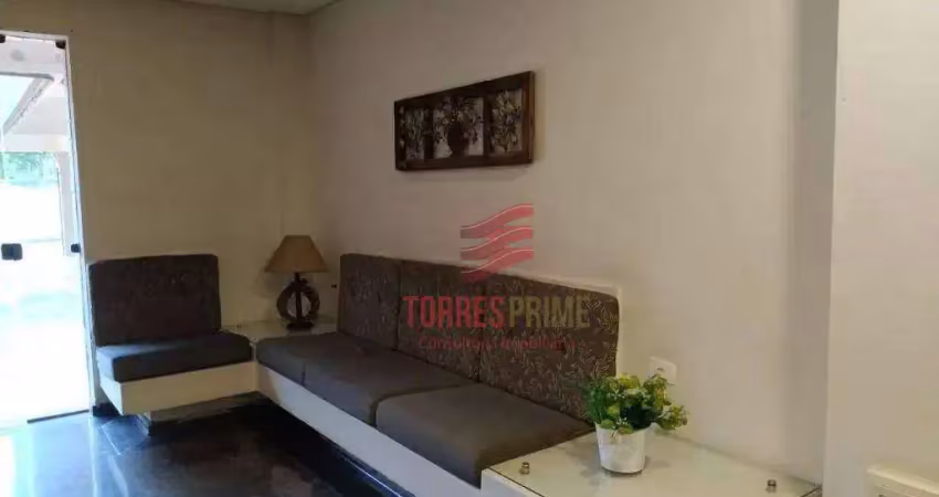 Kitnet com 1 dormitório à venda, 38 m² por r$ 215.000,00 - gonzaguinha - são vicente/sp
