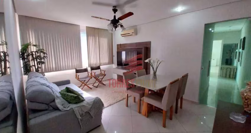Apartamento com 2 dormitórios à venda, 90 m² por r$ 750.000,00 - embaré - santos/sp