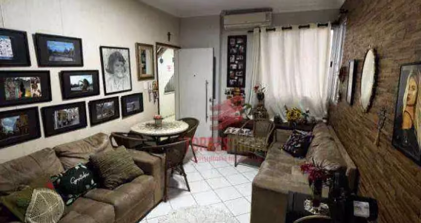 Apartamento com 2 dormitórios à venda, 66 m² por r$ 520.000,00 - aparecida - santos/sp