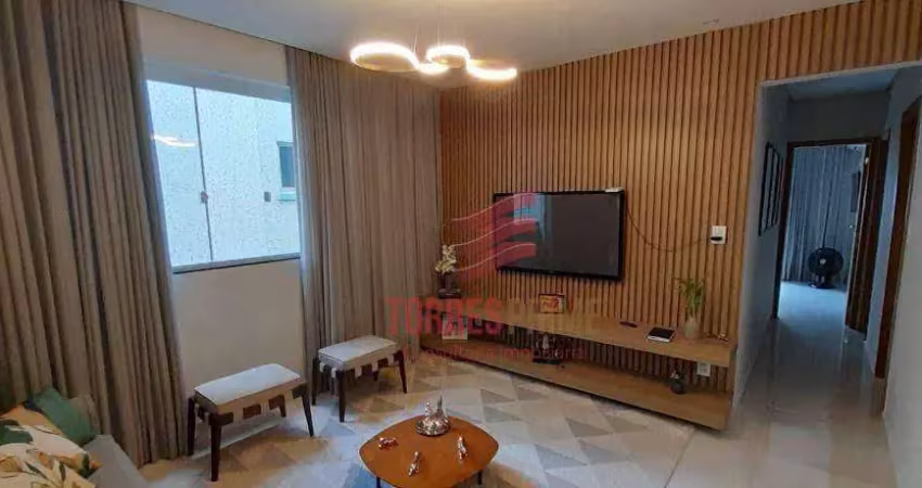 Apartamento com 3 dormitórios e mais um 3º dormitório revertido em closet à venda, 89 m² por r$ 590.000 - embaré - santos/sp