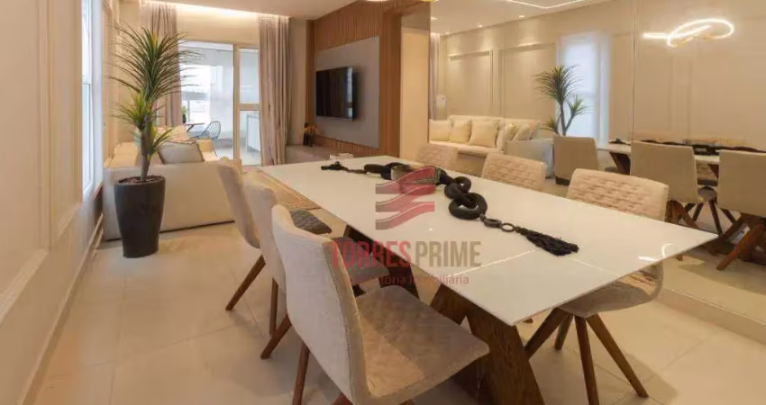 Apartamento com 2 dormitórios à venda, 87 m² por r$ 1.090.000,00 - boqueirão - santos/sp
