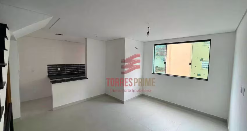 Village com 2 dormitórios à venda, 92 m² por r$ 720.000,00 - marapé - santos/sp