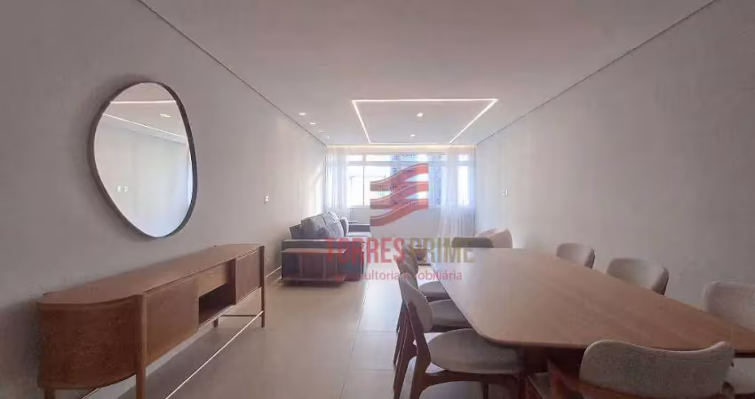 Lindo apartamento com 3 suítes à venda, 155 m² por r$ 1.390.000 - gonzaga - santos/sp