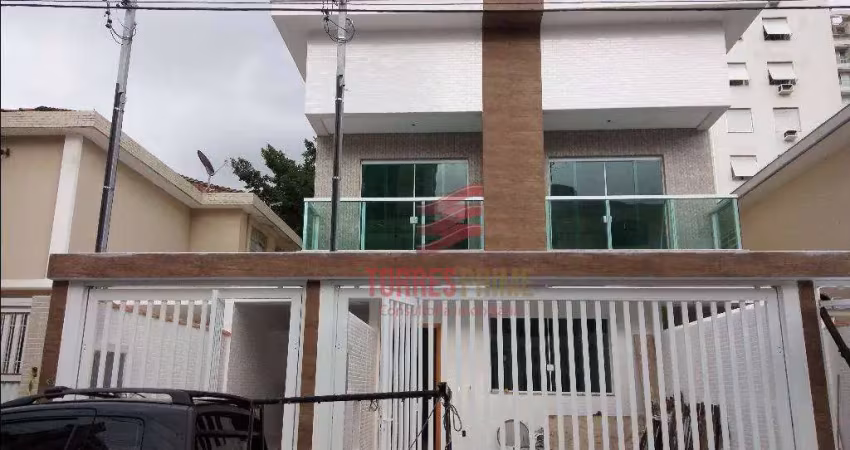 Sobreposta baixa residencial à venda, Ponta da Praia, Santos.