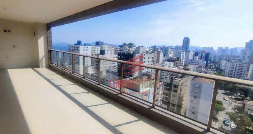 Apartamento com 3 dormitórios à venda, 210 m² por R$ 3.300.000,00 - Embaré - Santos/SP