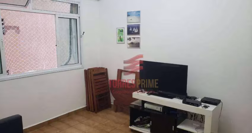 Apartamento com 1 dormitório à venda, 59 m² por r$ 350.000,00 - josé menino - santos/sp