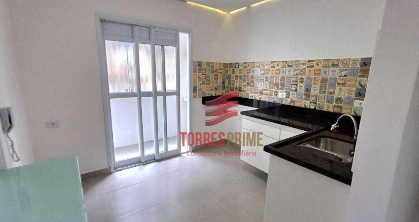 Apartamento com 2 dormitórios para alugar, 89 m² por R$ 4.200,00/mês - Embaré - Santos/SP