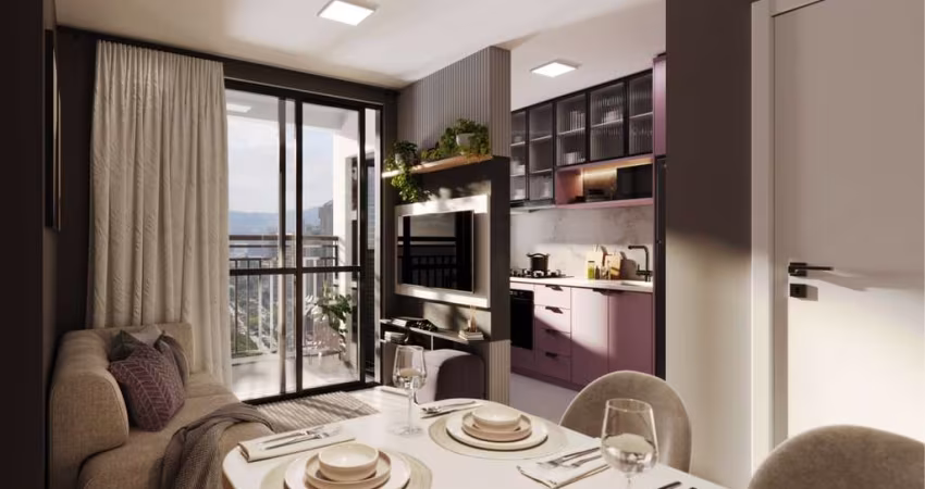 Apartamento com 2 quartos  à venda, 46.61 m2 por R$378531.30  - Prado Velho - Curitiba/PR