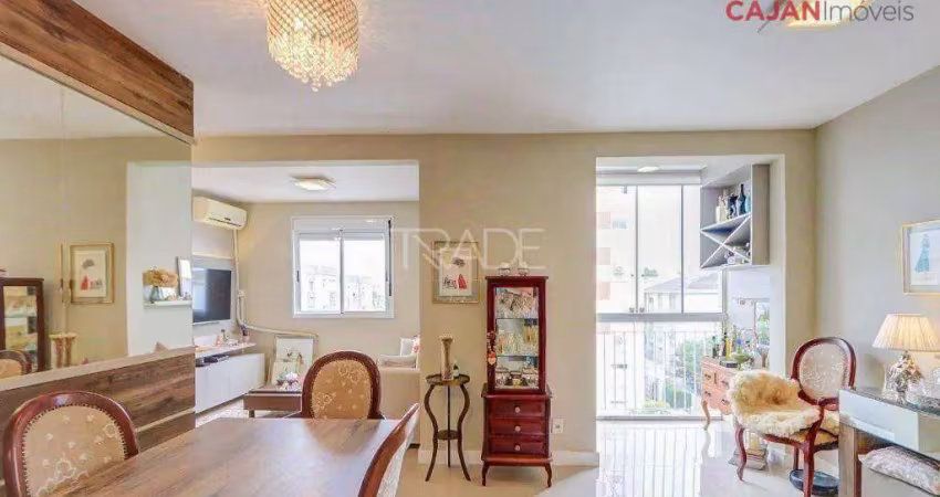 Apartamento com 3 dormitórios à venda, 64 m² por r$ 390.000,00 - cristal - porto alegre/rs