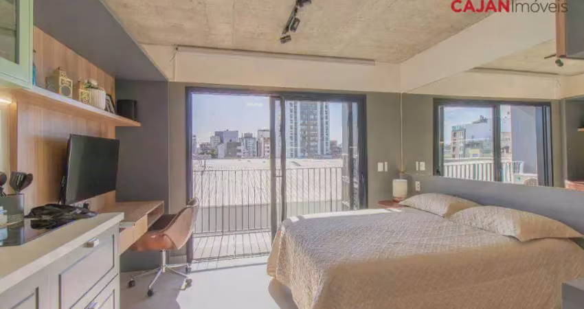 Apartamento com 1 dormitório à venda, 28 m² por r$ 389.000,00 - menino deus - porto alegre/rs