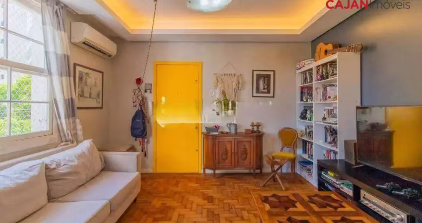 Apartamento com 2 dormitórios à venda, 81 m² por r$ 350.000 - menino deus - porto alegre/rs