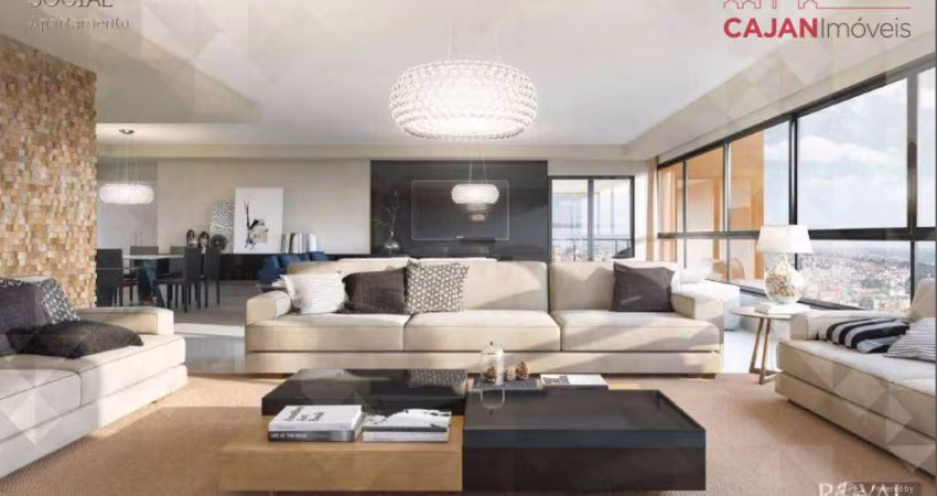 Apartamento com 3 suítes e 4 vagas de garagem no bairro mont serrat