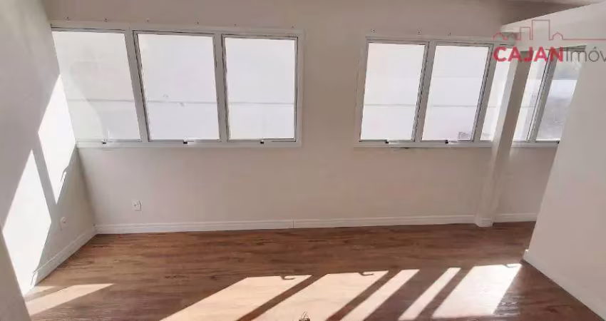 Sala comercial com 34m² e 1 vaga no bairro menino deus