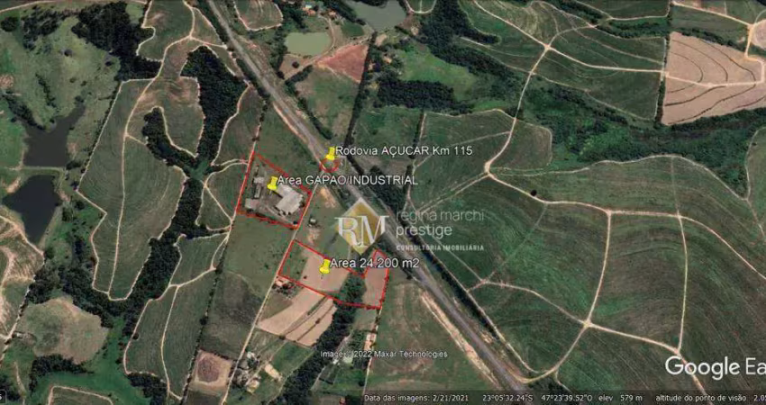 Área à venda, 24200 m² por r$ 1.440.000,00 - recreio paraíso - elias fausto/sp