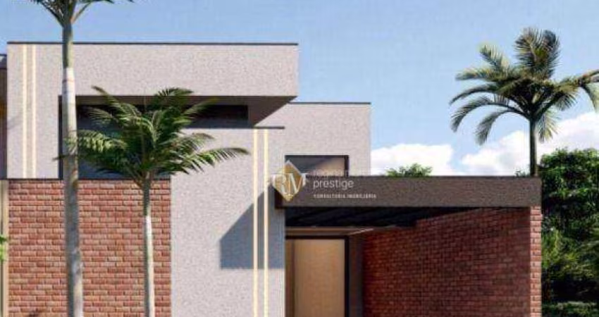 Casa com 3 dormitórios à venda, 105 m² por R$ 820.000,00 - Condomínio Village Moutonnée - Salto/SP