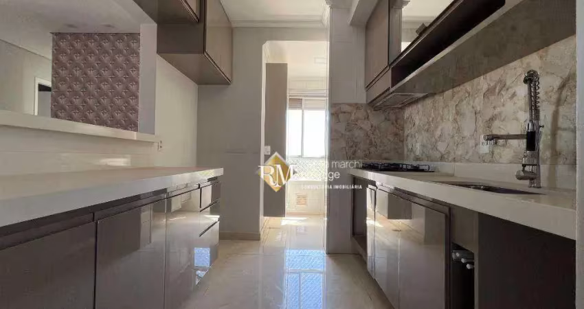 Apartamento com 3 dormitórios para alugar, 86 m² por r$ 4.500,00/mês - edificio torres de itu - itu/sp