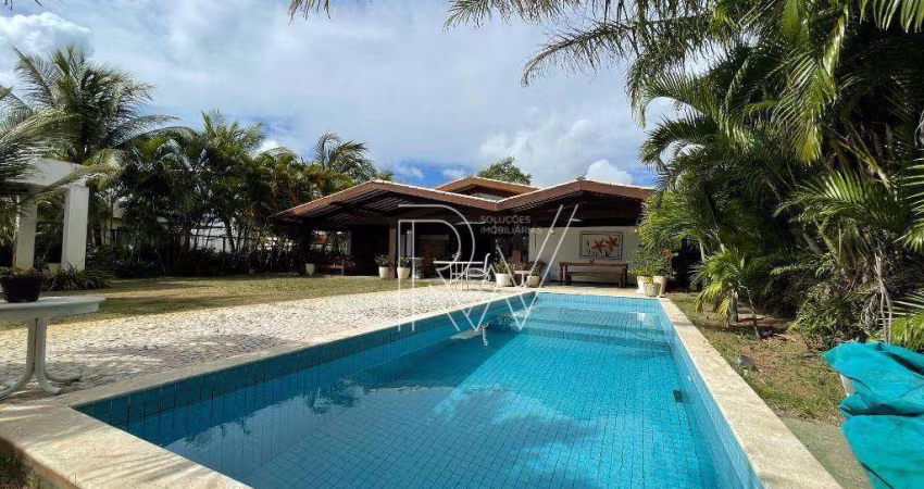 Casa alto padrão com 5 quartos, 4 suítes à venda, 390 m² por R$ 3.300.000 - Interlagos - Camaçari/BA