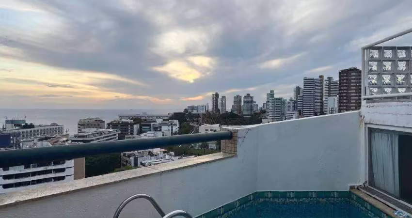 Cobertura com 2 dormitórios à venda, 96 m² por r$ 640.000,00 - ondina - salvador/ba