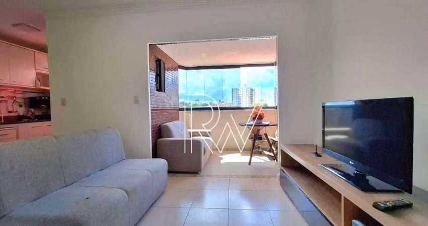 Apartamento com 1 dormitório para alugar, 50 m² por R$ 3.280/mês - Pituba - Salvador/BA