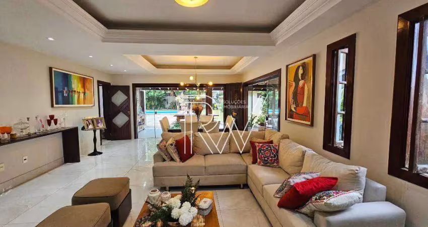 Casa com 5 dormitórios, 2 suítes à venda, 727 m² por r$ 2.650.000 - vilas do atlântico - lauro de freitas/ba
