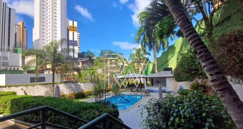 Apartamento com 3 dormitórios, 1 suíte para alugar, 90 m² por r$ 6.000/mês - candeal - salvador/ba