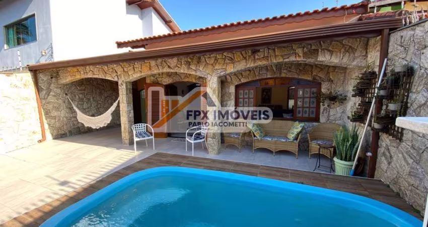 Casa para Venda em Itanhaém, Palmeiras, 4 dormitórios, 2 suítes, 4 banheiros, 3 vagas