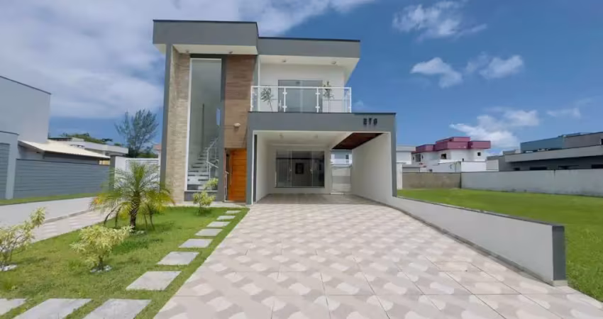 Casa alto padrão para venda em itanhaém, jardim guacyra, 3 dormitórios, 2 suítes, 1 banheiro, 4 vagas