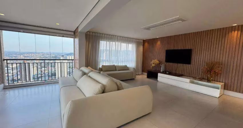 Apartamento com 4 suítes à venda, 268 m² por r$ 3.900.000 - anhangabaú - jundiaí/sp alta vista unique
