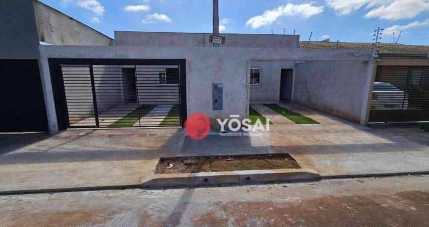 Geminada nova à venda no Jd. Sabará, próximo à UPA com 03 quartos / 01 suíte
