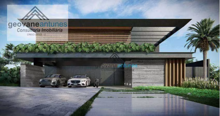 Sobrado com 4 dormitórios à venda, 500 m² por r$ 5.800.000,00 - condomínio saint patrick - sorocaba/sp
