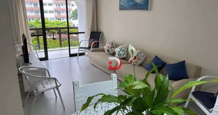 Apartamento com 3 dormitórios à venda, 100 m² por r$ 850.000,00 - pitangueiras - guarujá/sp