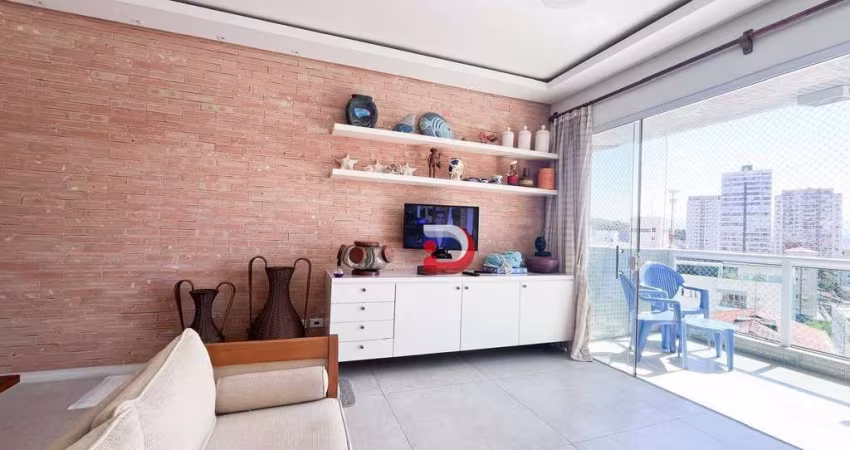 Apartamento com 2 dormitórios, 85 m² - venda por R$ 690.000,00 ou aluguel por R$ 4.500,00/ano - Tombo - Guarujá/SP