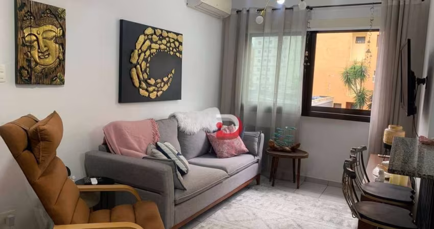 Apartamento com 1 dormitório à venda, 60 m² por R$ 340.000,00 - Jardim Las Palmas - Guarujá/SP