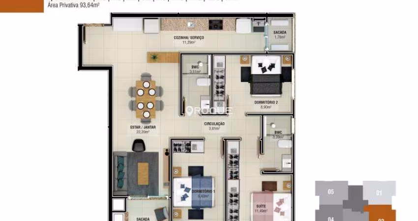 Apartamento - Palhoça SC