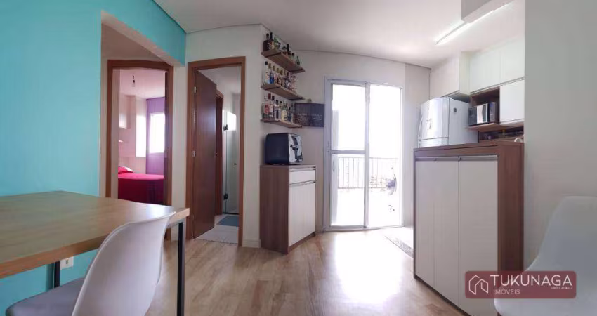 Apartamento com 2 dormitórios à venda, 46 m² por R$ 370.000,00 - Vila Galvão - Guarulhos/SP