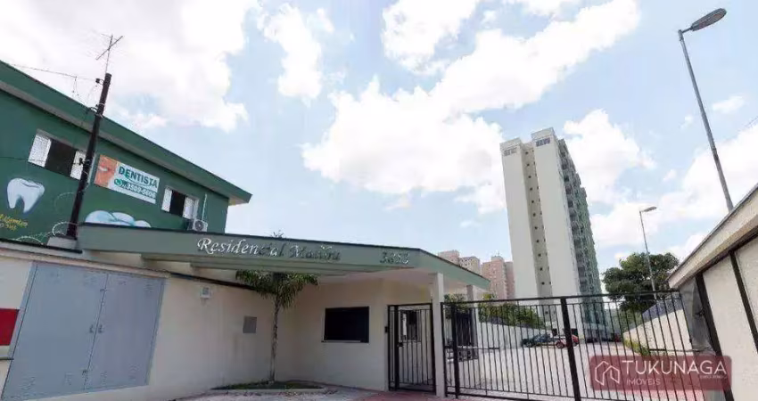 Apartamento com 2 quartos para alugar, 62 m² por r$ 1.999/mês - taboão - guarulhos/sp