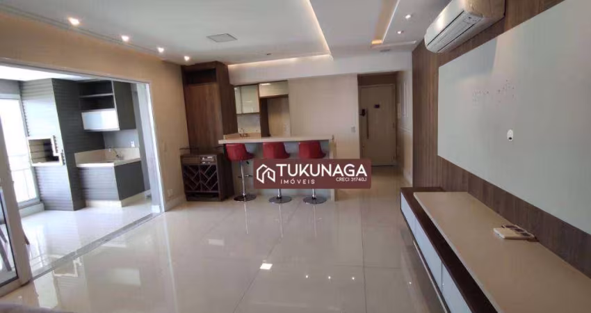 Apartamento com 3 dormitórios para alugar, 116 m² por R$ 8.349,00/mês - Jardim Maia - Guarulhos/SP