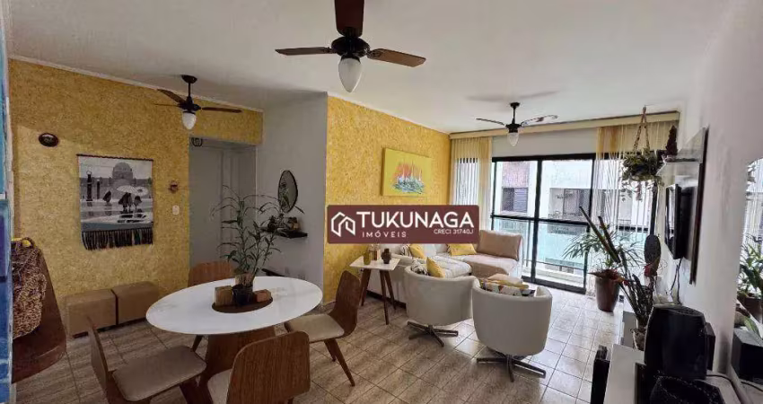 Apartamento condomínio edifício navegante ll com 2 dormitórios à venda, 134 m² por r$ 500.000 - jardim las palmas - guarujá/sp