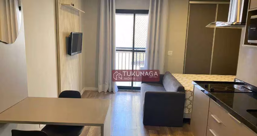 Studio com 1 quarto para alugar, 26 m² por r$ 2.382/mês - santa cecília - são paulo/sp