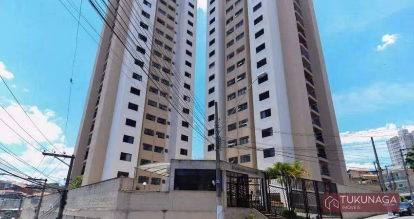 Apartamento com 2 dormitórios para alugar, 66 m² por R$ 2.735,00/mês - Vila Rosália - Guarulhos/SP