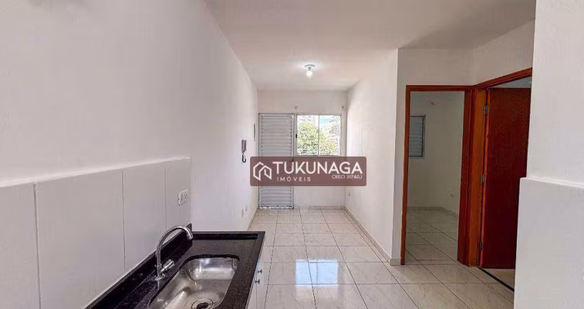 Apartamento com 2 dormitórios para alugar, 40 m² por R$ 1.577,36/mês - Vila Galvão - Guarulhos/SP
